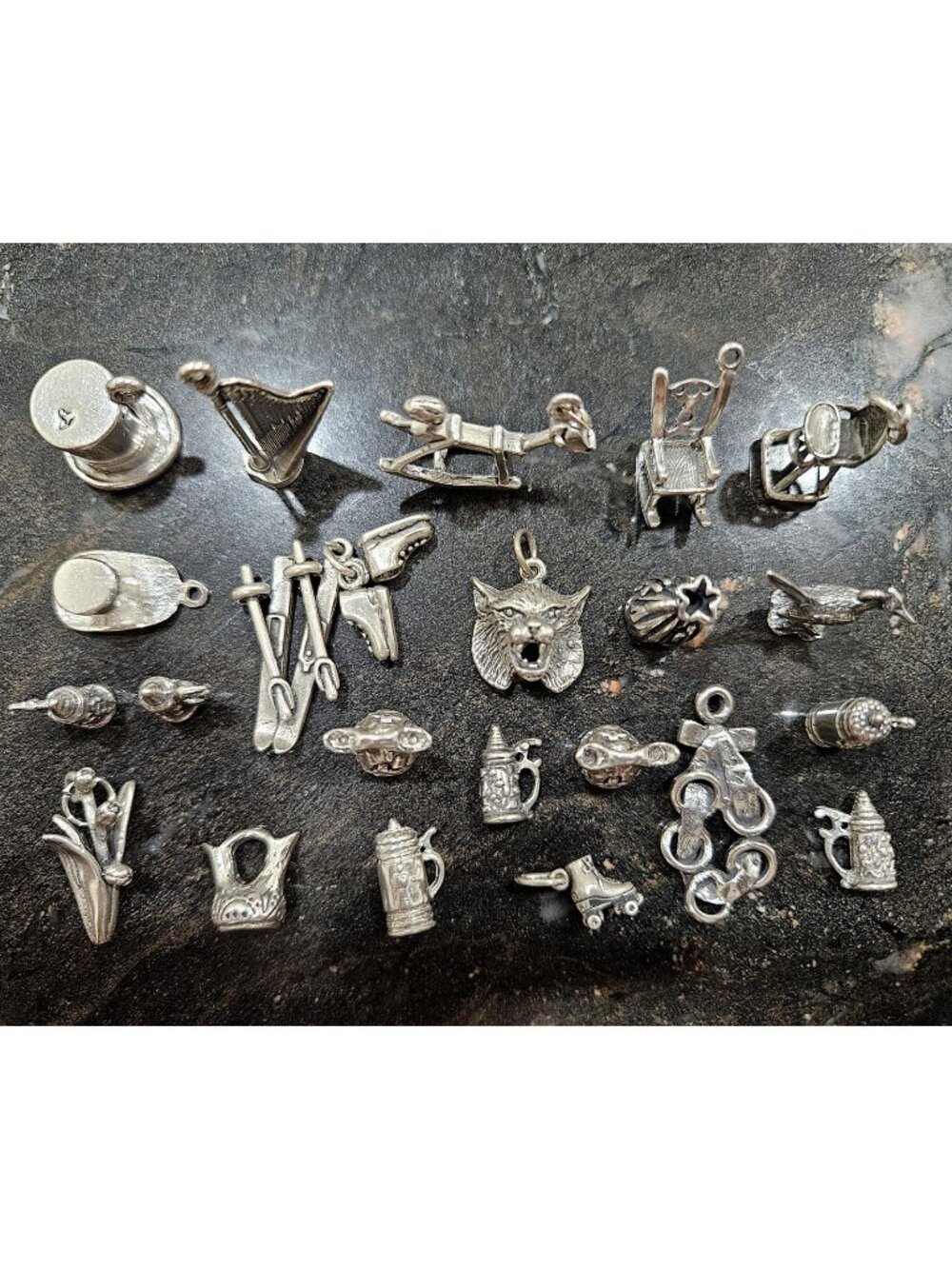 925 Sterling Silver Vintage TAXCO Wearable or Scrap 50g 22 pc 1/2 Troy oz melt F